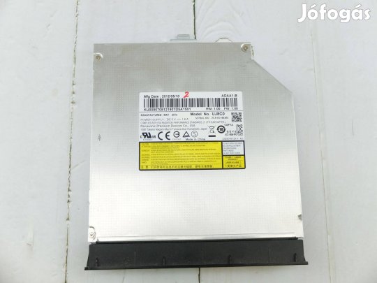 Panasonic laptop DVD író 12.7mm Uj8C0 SATA