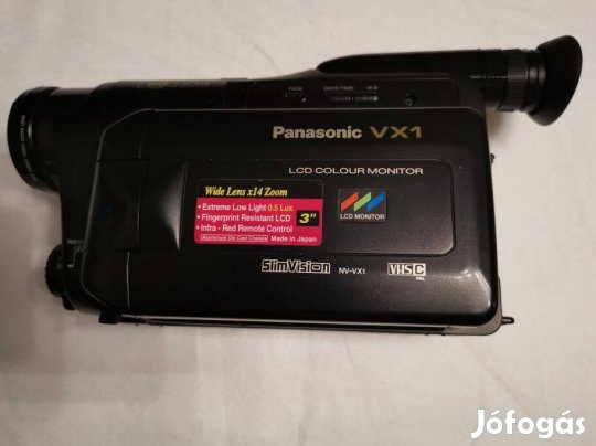Panasonic mini VHS minikazettás kamera eladó!