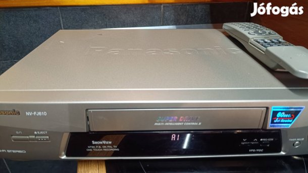 Panasonic nv fj-610 vhs videó lejátszó 