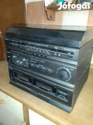 Panasonic sg-hm09L hifi torony hibátlan lemez és kazetta lejátszással