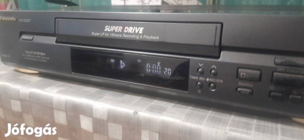 Panasonic super drive VHS lejátszó és felvevő 