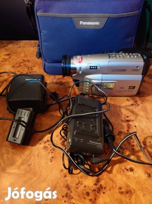 Panasonic vx57 vhs-c kamera tartozékokkal eladó 