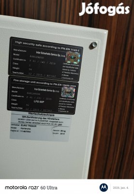 Páncél szekrény (Széf) eladó 