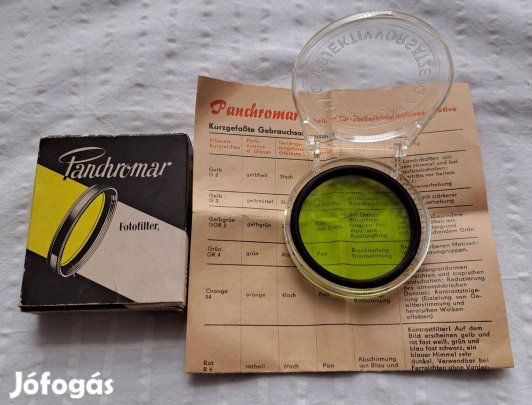 Panchromar foto színszűrő Ggr2 M49, újszerű