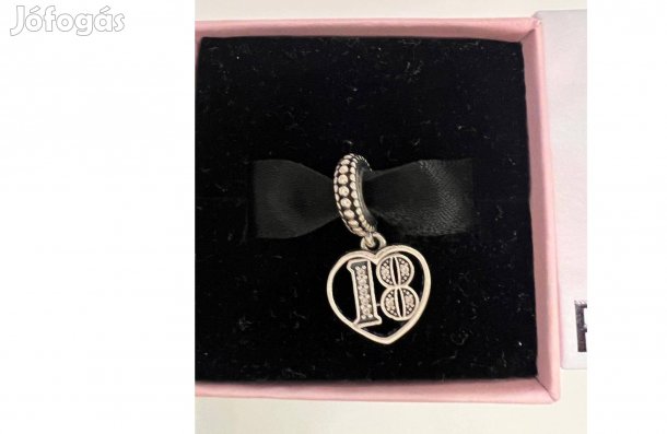 Pandora ezüst 18 charm karkötőre ajándék 18 szülinapra születésnapra