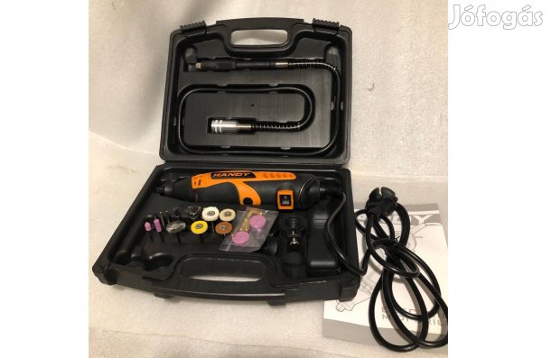 Panelfúró Gravírozó készlet csiszoló gép AC 230V / 12 db fej és koffer