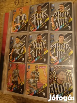 Panini Adrenalyn FIFA 365 2024 focis kártyák Juventus