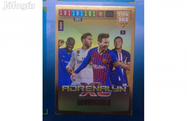 Panini FIFA 365 2020 Adrenalyn Invincible kártya