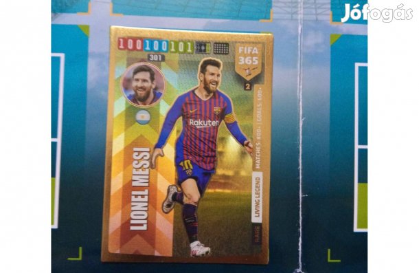 Panini FIFA 365 2020 Messi Living Legend Top Master focis kártya