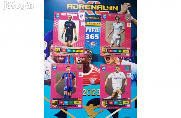 Panini FIFA 365 2023 Adrenalyn Fans Favourite kártya
