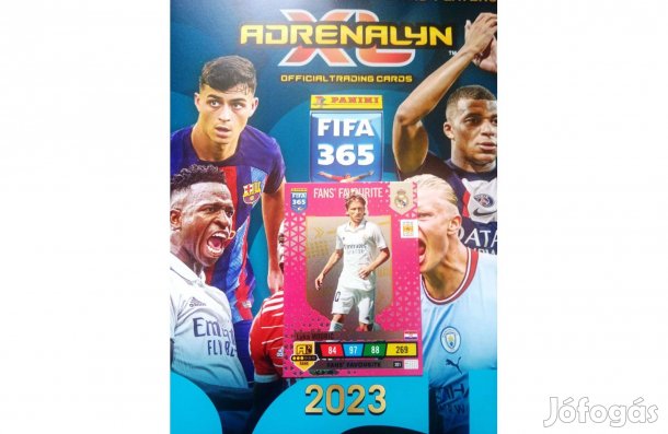 Panini FIFA 365 2023 Adrenalyn Modric Fans Favourite focis kártya