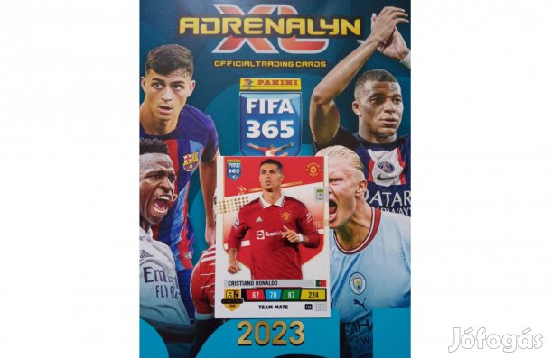 Panini FIFA 365 2023 Adrenalyn Ronaldo Team Mate focis kártya