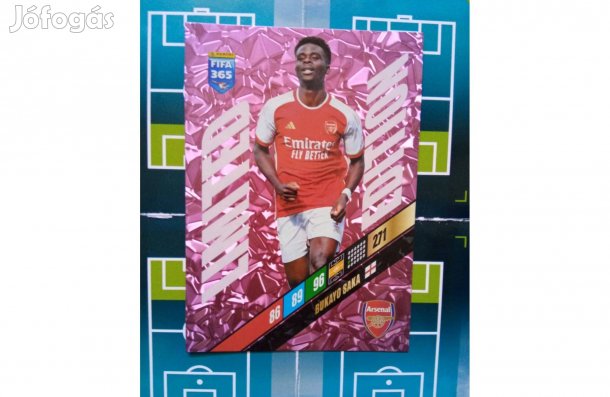 Panini FIFA 365 2024 Adrenalyn Bukayo Saka XXL Limited kártya