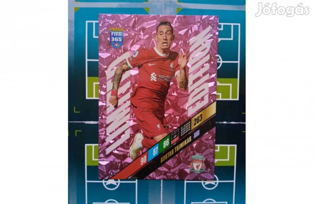 Panini FIFA 365 2024 Adrenalyn Tsimikas XXL Limited focis kártya