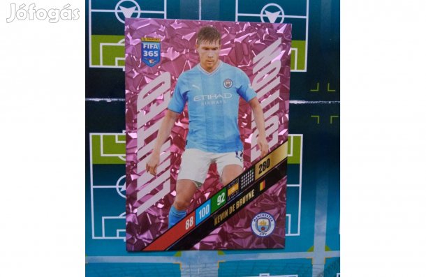 Panini FIFA 365 2024 Kevin De Bruyne XXL Limited focis kártya