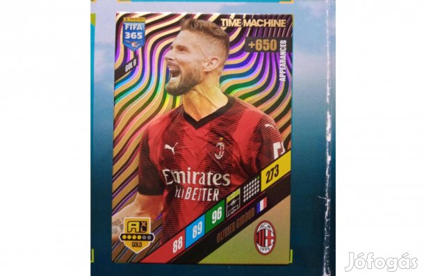 Panini FIFA 365 2024 Olivier Giroud Time Machine focis kártya