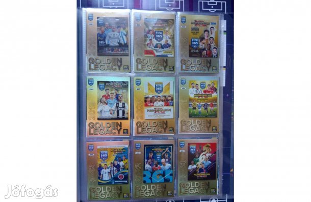 Panini FIFA 365 2025 Adrenalyn Gold Golden Legacy focis kártya