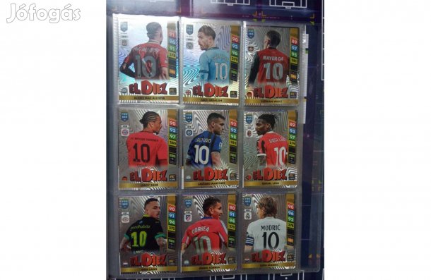 Panini FIFA 365 2025 Adrenalyn Icon El Diez focis kártya