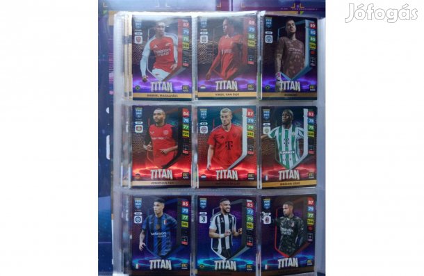 Panini FIFA 365 2025 Adrenalyn Titan focis kártya