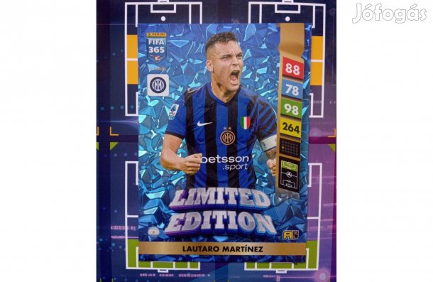 Panini FIFA 365 Adrenalyn 2025 L Martinez XXL Limited focis kártya