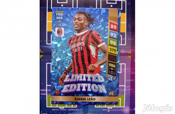 Panini FIFA 365 Adrenalyn 2025 Leao XXL Limited focis kártya