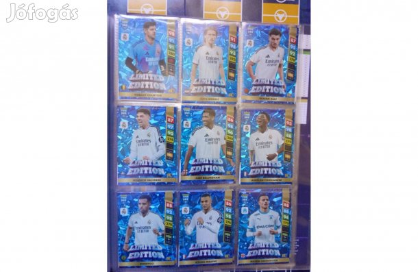 Panini FIFA 365 Adrenalyn 2025 Limited focis kártya