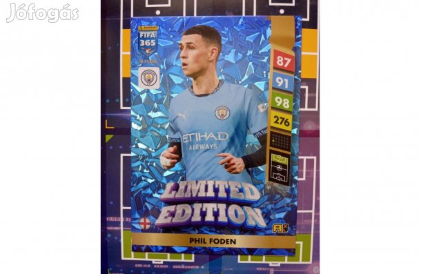 Panini FIFA 365 Adrenalyn 2025 Phil Foden XXL Limited kártya
