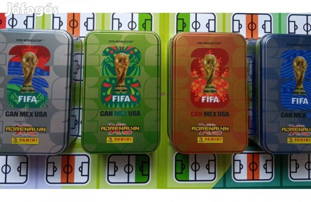 Panini FIFA World Cup 2026 Adrenalyn Nagy Fémdoboz