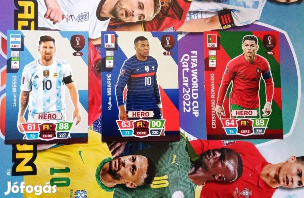 Panini FIFA World Cup Qatar 2022 Adrenalyn Hero focis kártya
