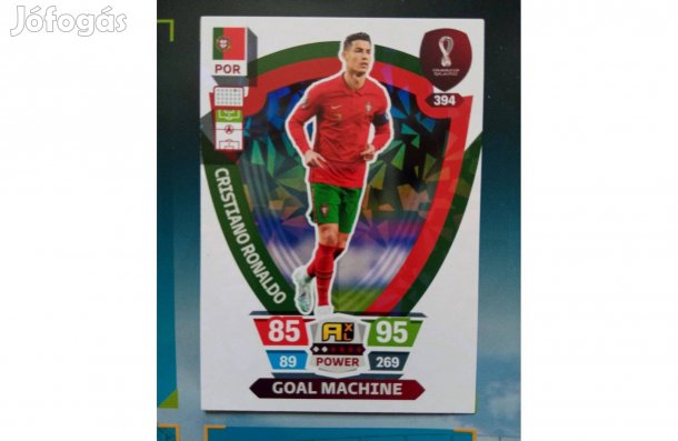 Panini FIFA World Cup Qatar 2022 Goal Machine Ronaldo focis kártya