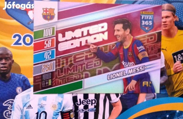 Panini Fifa 365 2022 Adrenalyn Messi XXL Limited kártya