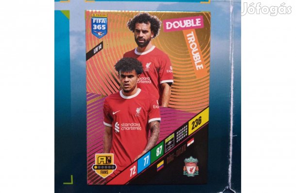 Panini Fifa 365 2024 Díaz-Salah Double Trouble kártya