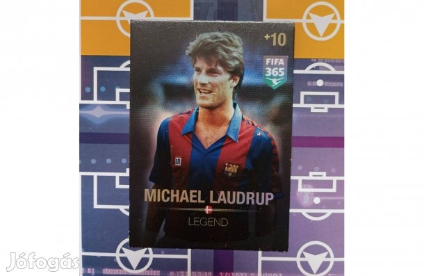 Panini Fifa 365 Adrenalyn Michael Laudrup Legend focis kártya