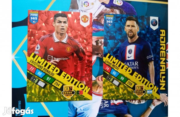 Panini Fifa 365 XXL Limited (nagyméretű) focis kártyák