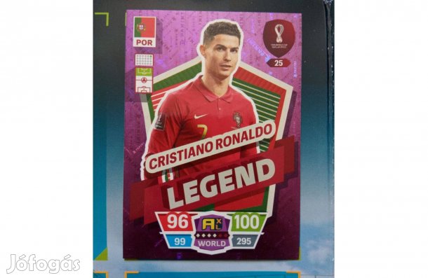 Panini Fifa World Cup Qatar 2022 Adrenalyn Legend Ronaldo focis kártya