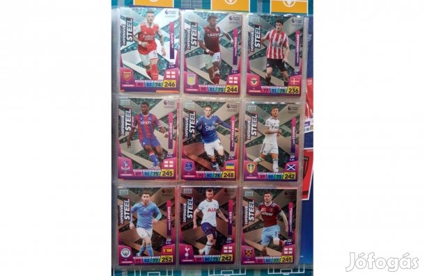 Panini Premier League 2023 Adrenalyn Defensive Steel focis kártya