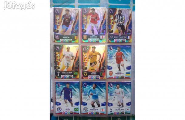 Panini Premier League 2024 Adrenalyn Fire Ice kártya