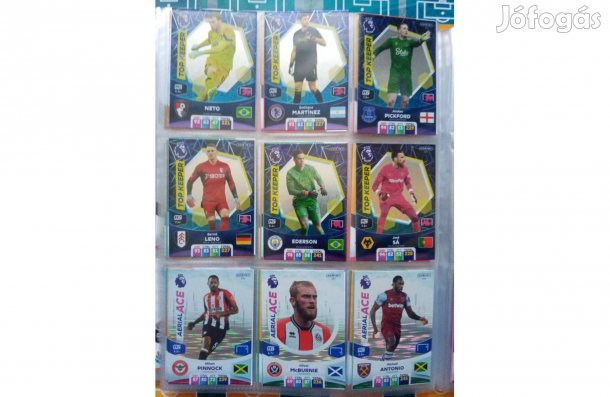 Panini Premier League 2024 Adrenalyn Top Keeper kártya