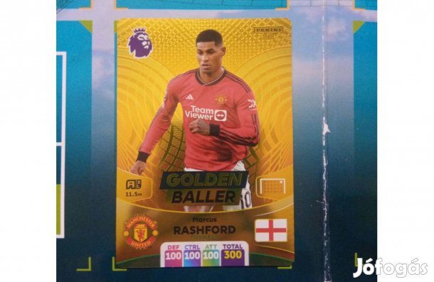 Panini Premier League 2024 Adrenalyn XL Rashford Golden Baller