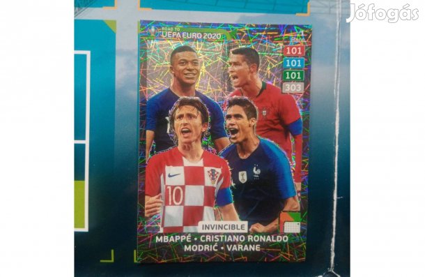 Panini Road to UEFA EURO 2020 Adrenalyn Invincible focis kártya
