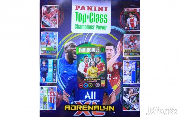 Panini Top Class 2021-2022 Adrenalyn Invincible focis kártya