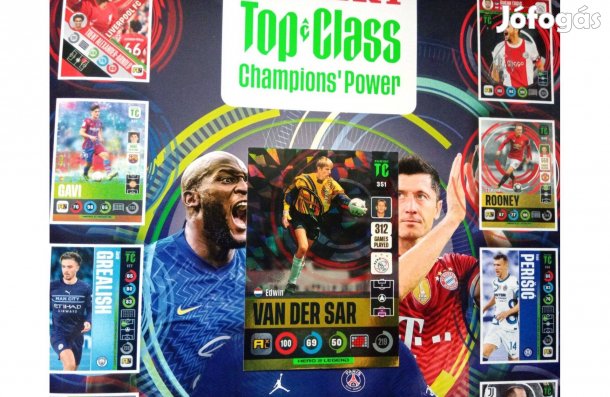 Panini Top Class 2021-2022 Adrenalyn Van der Sar Legend focis kártya