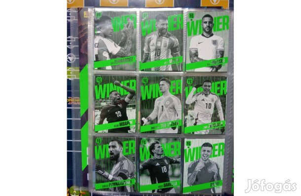 Panini Top Class 2025 Winner focis kártya