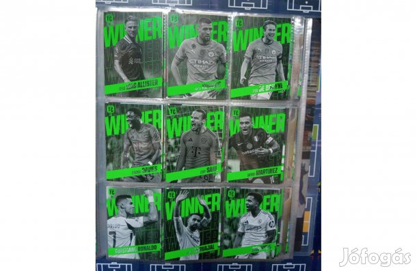 Panini Top Class 2025 Winner focis kártya