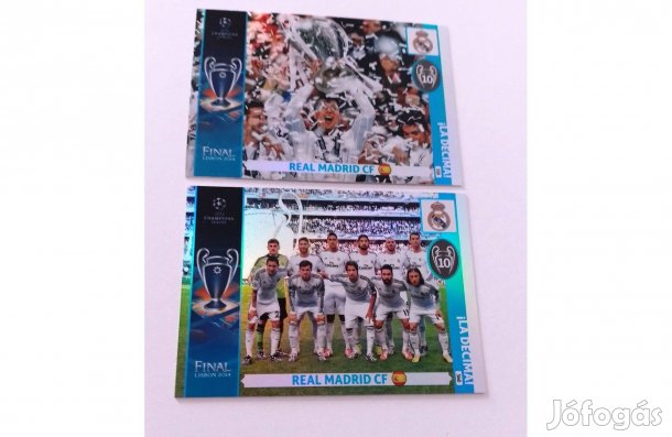 Panini Uefa Champions League 2014-15 La Decima Real Madrid focis kárty