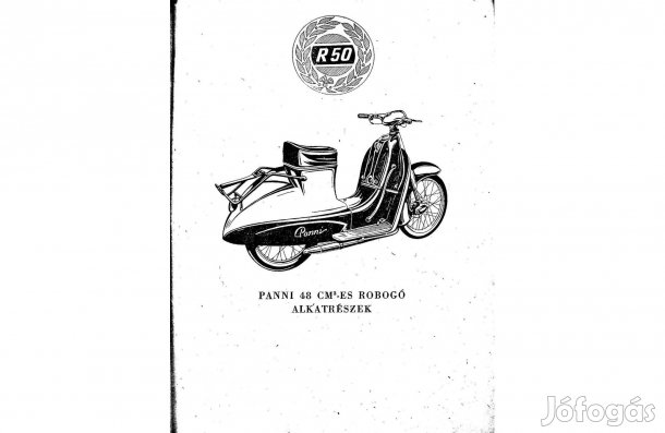 Panni robogó alkatrész katalógus