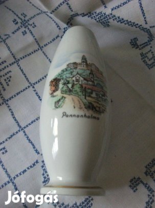 Pannonhalmi emlékváza Aquincum porcelán váza