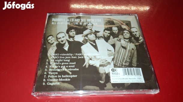Pannonia Allstar SKA All night long Cd cdr 2005