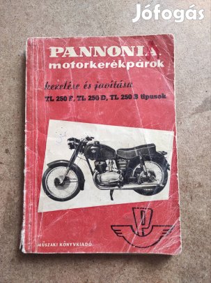 Pannonia TL 250 kezelési és javítási könyv 