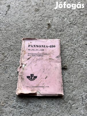 Pannonia Veterán Motor Könyv Kezelesi Utmutato
